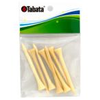 タバタゴルフ Tabata GOLF 白木ティー ロング ウッド ティー ショット 打ちっぱなし 練習 トレーニング 試合 部活 クラブ ホール ラウンド 木製 用品 コンペ