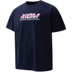 ek Zion XIOM color line T- рубашка темно-синий XL размер короткий рукав tops . пот скорость . тренировка p Ractis часть . физическая подготовка .. спорт мужской женский 81109