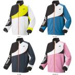 ショッピングウィンドブレーカー ヨネックス YONEX ユニ裏地付ウィンドウォーマーシャツ アウター ジャケット トレーニング 防寒 チーム 部活 練習 ヒートカプセル 制電 反射 撥水 メンズ レデ
