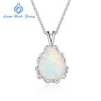 ネックレス レディース オパール シルバー　CV925　一粒 雫 ギフト プレゼント