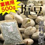 塩豆 やわらか ソフト 山盛り おやつ おつまみ 大容量 酒の肴 ビールのお供 業務用 たっぷり ポイント消化 500g メール便 送料無料 セール