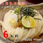 うどん 讃岐うどん 6人前 600g (300gx2袋) つゆ付き 送料無料 本場讃岐純生 太麺 ポイント利用 お試し商品 サンプル siawase6-tuyu