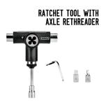 RATCHET TOOL WITH AXLE RETHREADER храповик tool скейтборд инструмент 