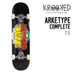 KROOKEDkru Kid REAL настоящий ARKETYPE COMPLETE 7.5 скейтборд Complete конечный продукт 