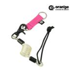oran'ge orange пружина Lee shuCOLOR COIL LEASH:PINK