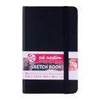 ta- Len s искусство klie-shon скетчбук .... блокнот 9×14cm чёрный толщина 140G/* маленький глаз средний .80 листов ..T9314-001M