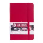 ta- Len s искусство klie-shon скетчбук .... блокнот 9×14cm красный толщина 140G/* маленький глаз средний .80 листов ..T9314-201M