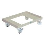 ショッピングTRUSCO トラスコ TRUSCO オレンジブック 業務用 折りたたみ 折りたたみコンテナ台車 ナイロンキャスター仕様 ND-CR 509-4704