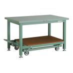 ショッピングTRUSCO トラスコ TRUSCO オレンジブック 移動式重量作業台 基本タイプ グリーン 1200X750X740mm STWC-1200 240-6101