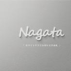 白アクリル表札 手書き風 ポスト アイアン風 可愛い アルファベット シール オーダーメイド 屋外 マンション つなげ切文字  玄関 日本産 gs-nmpl-1015c-wh