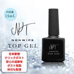 ジェルネイル トップコート ノンワイプトップジェル ジェル ネイル 爪 15ml