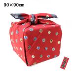 風呂敷 大判 90cm 宝尽くし 円地 いせ辰 綿100% ふろしき 重箱 風呂敷バッグ エコバッグ バック おしゃれ 日本製 国産 テーブルクロス 収納 大風呂敷