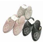 ショッピングイニシャル 【narueナルエー】Moon Tan　イニシャルヒールスリッパ　91711