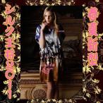お洒落シルクプリントネグリジェ330086wb11
