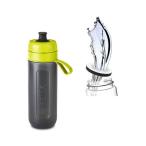 ブリタ 水筒 直飲み 600ml 携帯用 浄水器 ボトル カートリッジ 1個付き フィル&ゴー アクティブ ライム 日本正規品