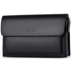  - na(HANA) натуральная кожа ручная сумочка клатч сцепление тип ручная сумочка мужской кожа Mini ручная сумочка большая вместимость двойной захват 