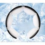 アイスネックリング ネットクーラー RAINBEAM 冷感リング 28℃自動凍結 繰り返し使用可能 急速冷却 熱中症対策 急速冷却 氷結ベル