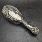 1898 year Britain antique comming off carving sculpture original silver made steering wheel large brush 