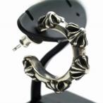 クロスバンド フープ ピアス イヤリ