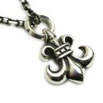 【送料無料】フレアチャーム ペンダント シルバー925 トップ 百合 ネックレス シルバーアクセサリー メンズ レディースにも 人気芸能人愛用タイプ!!