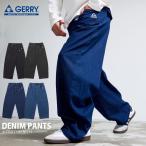 GERRY Jerry Denim брюки мужской широкий barrel Buggy джинсы ji- хлеб ремень имеется futoshi . свободно уличный 40 плата 50 плата 60 плата весна лето осень-зима 