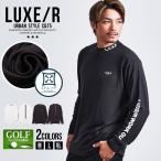  футболка long T мужской футболка с длинным рукавом mok шея Logo tops тренировочный Golf спорт LUXE/R luxur осень-зима 40 плата 50 плата слегка waru мода 50. покупка 