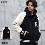 ショッピングスタジャン スタジャン メンズ RAZZIS ラズ ブランド アウター ボア フリース ジャケット ブルゾン 襟付き 防寒 ユニセックス 秋 冬 30代 40代 50代 ファッション 爆買