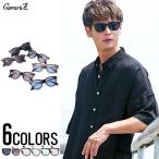 サングラス メンズ CavariA キャバリア カラーレンズボストンサングラス/全6色 クリアレンズ 透けレンズ 伊達メガネ uvカット 春 夏