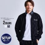  блузон мужской внешний жакет джерси VIOLA vi Ora Zip выше воротник-стойка общий рисунок бренд эмблема стрейч 30 плата 40 плата 50 плата осень-зима . покупка 