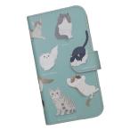 iPhone7 / iPhone8　手帳型 スマホケース プリント ケース ネコ 猫 イラスト cat