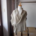 YAMMA ヤンマ産業  リネン　カシュクールベスト LCV-SH 4 colors