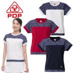 PDP ピーディーピー テニスウェア レディース 半袖 ゲームシャツ Tシャツ PTW-3101