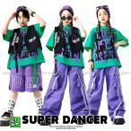 ヒップホップ ダンス衣装 セットアップ Tシャツ フィ