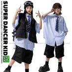 シャツ キッズダンス衣装 ヒップホップ ファッション 