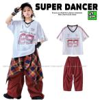 キッズダンス衣装 セットアップ ナンバリングTシャツ 