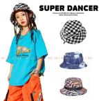 バケットハット 帽子 キッズダンス衣装 ハット ヒップホップ ダンスファッション ダンス衣装 キッズ レディース ダンス髪型 派手