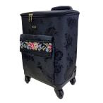 レイクアルスター４輪カート Lake Alster ショッピングカート ローズジャガード柄 黒 ブラック LA-39181402-BK カンガルーカート