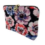 ・フェイラー ポーチ FEILER レディアネモネ 黒 ブラック LAM-242018-BK シュニール織りタオル地 クリックポスト配送なら送料１９８円(条件あり)