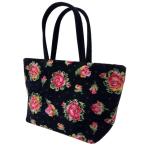 フェイラー バッグ FEILER レーシーローズドット 黒 ブラック LRD-257431-BK シュニール織りタオル地