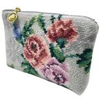 フェイラー ポーチ FEILER メロウローズ シルバーグレー MLR-232035-SVGY シュニール織りタオル地 クリックポスト配送なら送料１９８円(条件あり)