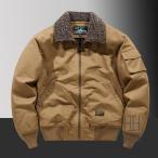 ミリタリージャケット メンズ 防寒 40代 50代 裏起毛 厚手 冬 防寒着 ボアジャケット 防寒 ジャケット ブルゾン 襟ボア 大きいサイズ ショート 秋冬 ワークマン