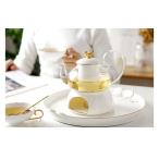 茶器 セット 洋式 高級 ガラスポ ット ティーポット ティーカップ 欧風 耐熱透明 急須水出し茶ポ ット プレゼント ギフト ポータ ブル茶器