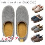 ルームシューズ フェルト スリッパ 暖かい かかと付き レディース メンズ 室内履き ボア おしゃれ 室内用 秋冬 あったか 洗える 滑り止め 軽量 静音