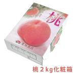 桃の箱 「桃2kg用化粧箱 50枚入」 産地直送 送料無料