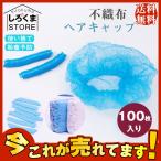 送料無料 不織布使い捨てヘアキャップ 不織布キャップ 100枚入り ネットキャップ ケアキャップ 防護 不織布 飛沫 粉塵予防 毛髪落下防止 衛生用品