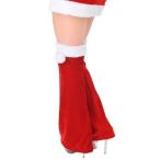  солнечный ta гетры носки костюмированная игра костюм Santa Claus солнечный ta костюм красный 