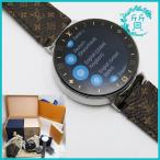 美品 ルイヴィトン タンブール ホライゾン モノグラム QAAA58 メンズ 腕時計 スマートウォッチ 送料無料