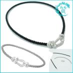 FRED フレッド フォース10 MM フルダイヤ ブレスレット ホワイトゴールド フルパヴェ 15 スティールケーブル  送料無料