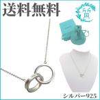  Tiffany колье двойной кольцо 1837 narrow серебряный 925 Logo TIFFANY&amp;Co бесплатная доставка 