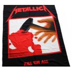 90s イタリア製 METALLICAメタリカ KILL 'EM ALL タペストリー★オールド ビンテージ ヘヴィメタル ロック バンド ハンマー